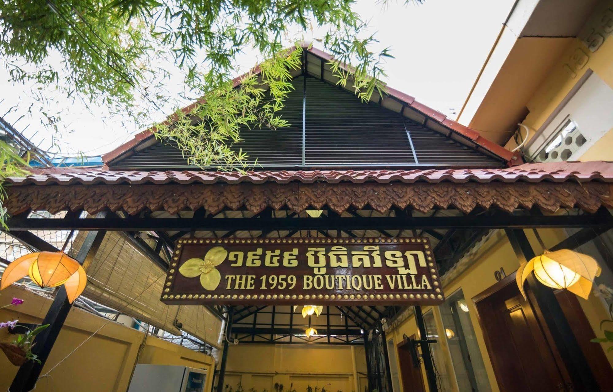 The 1959 Boutique Villa Phnom Penh Eksteriør bilde